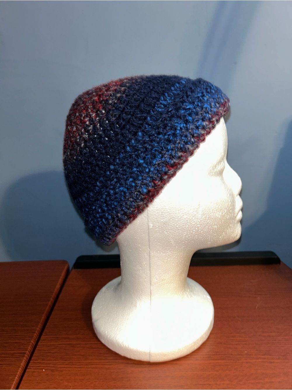 Crochet Gradient Beanie - Picture 3 of 5